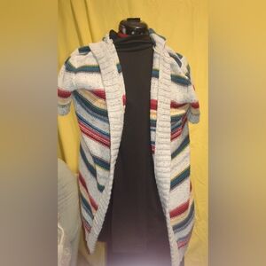 Maurices Multicolor Striped Cardigan